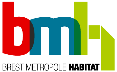 Logo Brest Metropole Habitat